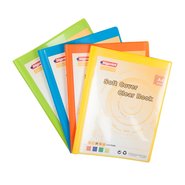 Display Book 40 Clear Pages Red