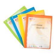 Display Book 40 Clear Pages Red