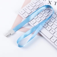 ID Badge Holder Lanyard Light Blue (50 Pcs/Pack)